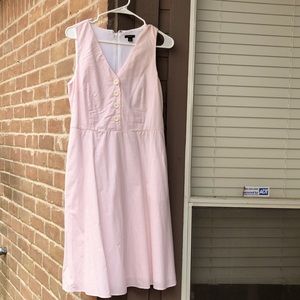 Ann Taylor Pink Striped dress